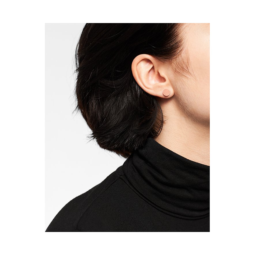Liebeskind Berlin Orecchini Donna Acciaio Satinato - Tondini Da 7mm, Modello LJ 0051, Design Moderno