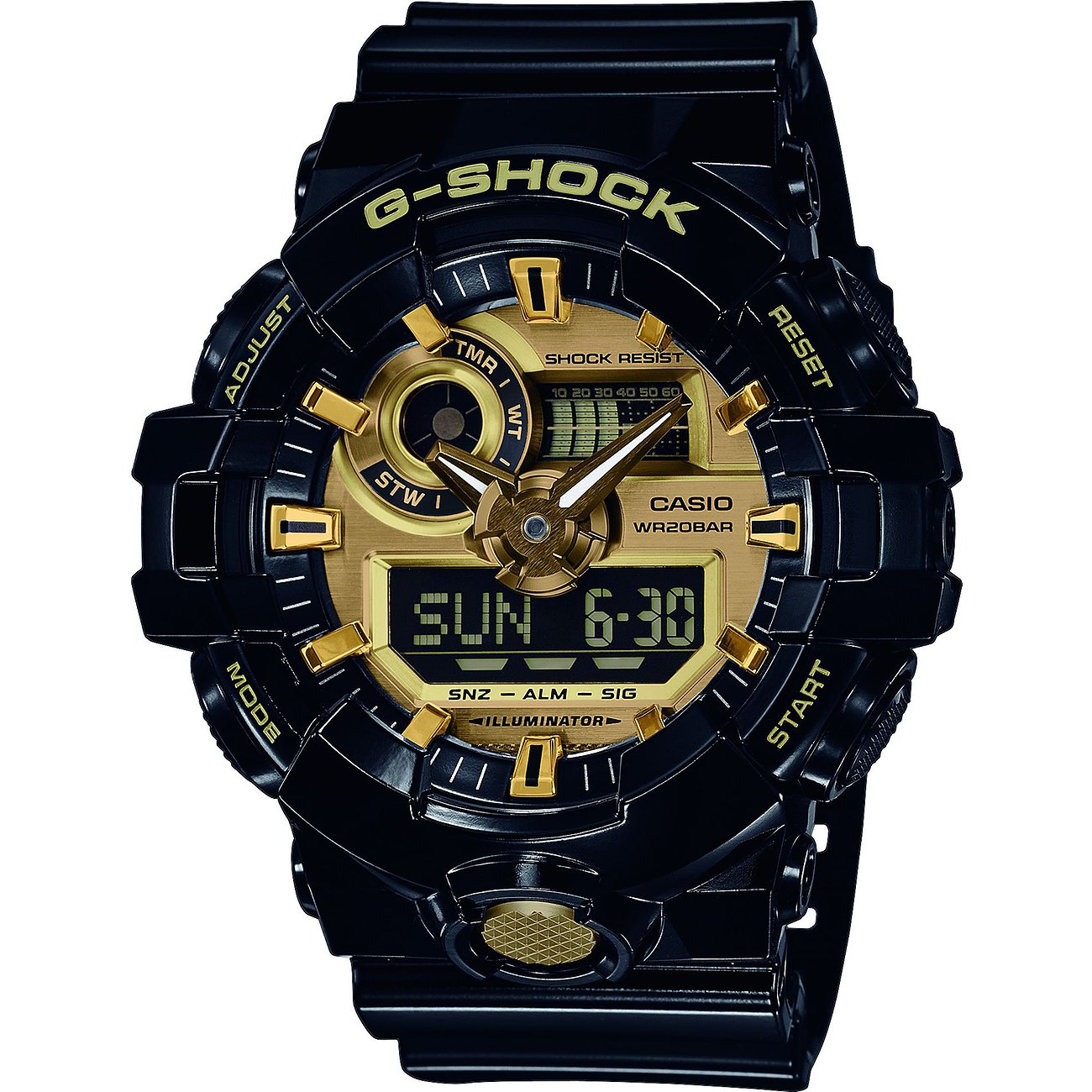 Casio Herrenuhr G-Shock GA-710GB-1AER