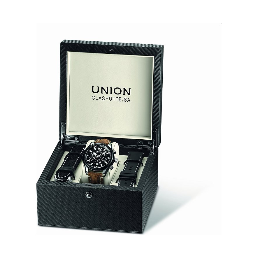 Union Glashütte Uhren-Set inkl. Wechselarmband Belisar Chronograph Sport D0099272620700