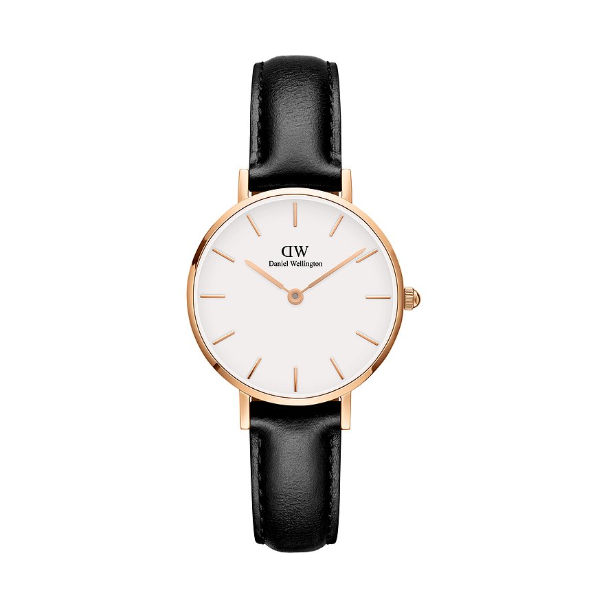 Daniel Wellington Damenuhr DW.DW00100230, Damen, Edelstahl, Armband: Leder, Quarz, analog