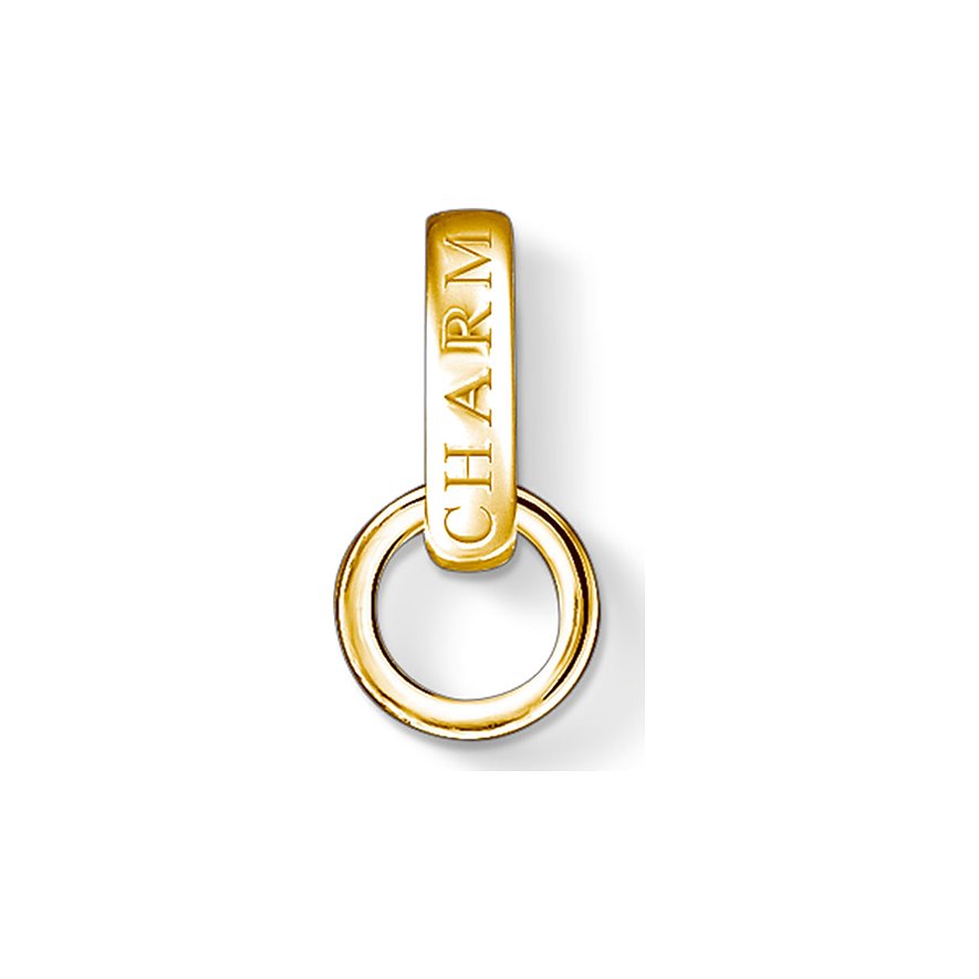 Thomas Sabo Anhänger, Damen, 925er Silber, gold