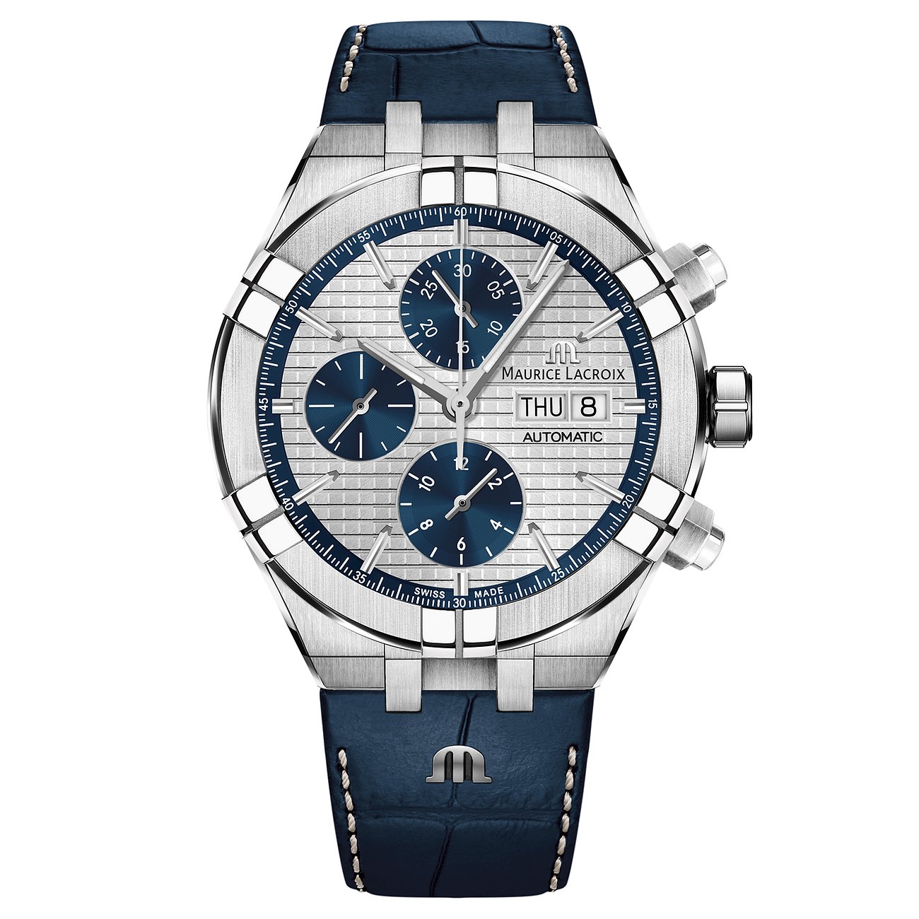 Maurice Lacroix Herrenuhr Aikon Chronograph Day Date AI6038-SS001-131-1
