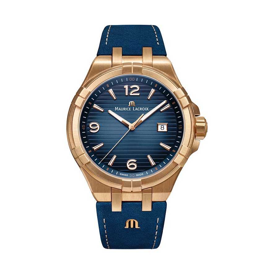 

Maurice Lacroix Herrenuhr Aikon Chronograph Bronze AI1028-BRZ01-420-1 Bronze