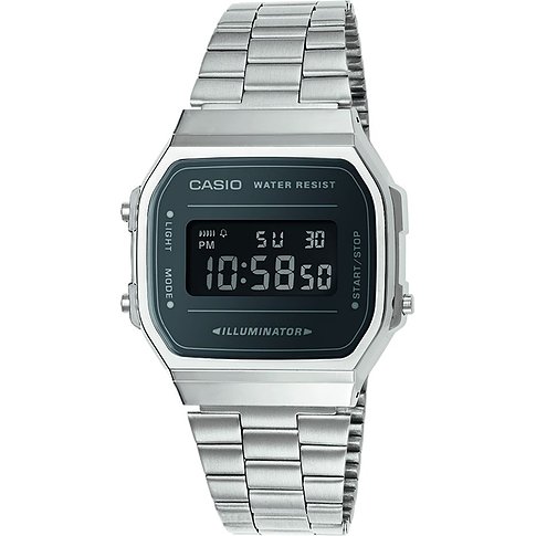 Casio Digitaluhr Armbanduhr Herrenuhr schwarz aus Kunststoff