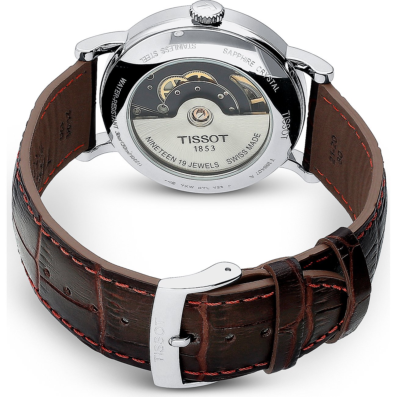 Tissot Orologio da uomo T-Classic Everytime Swissmatic nero T109. 407.16.031.00, Nero, misura unica, casual