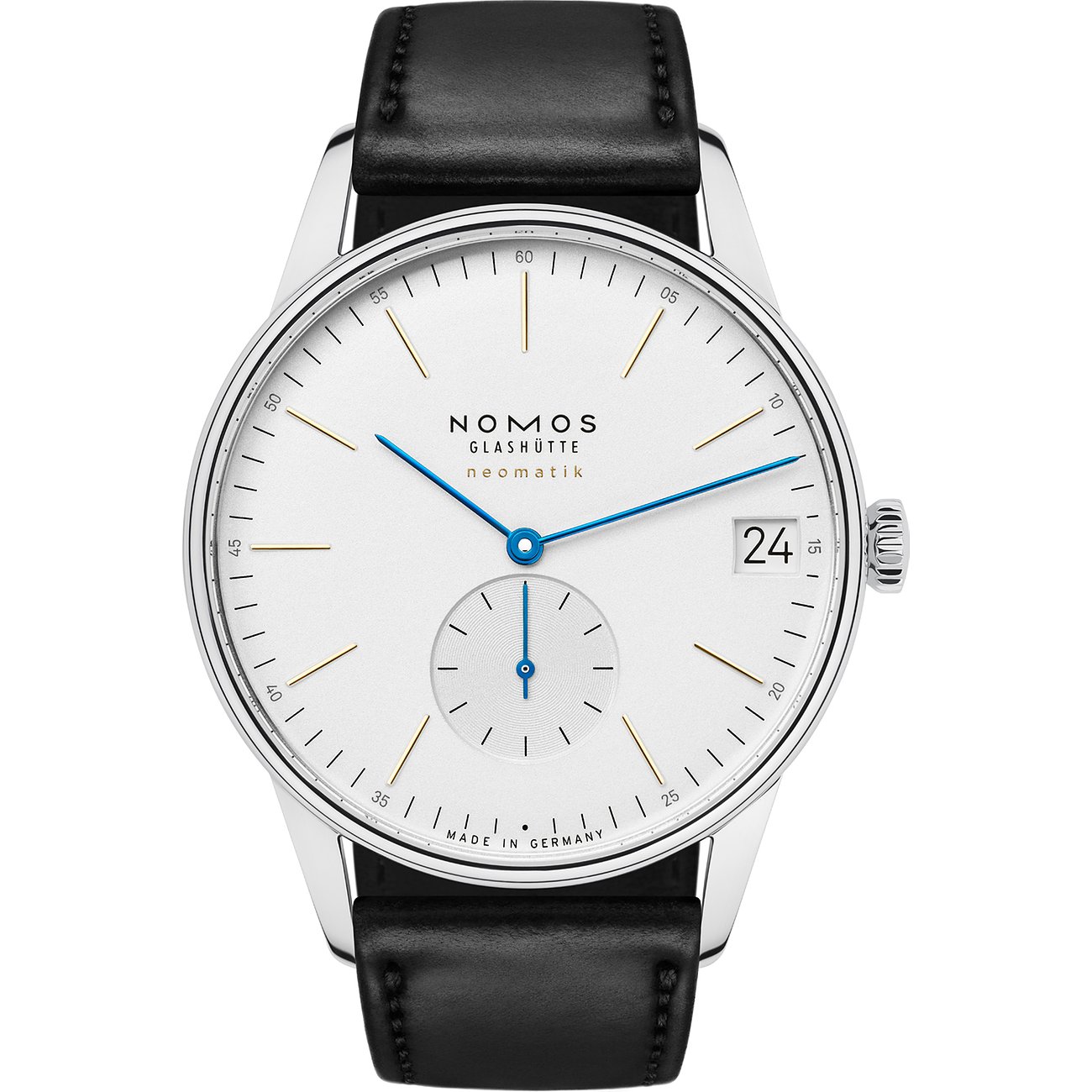 Nomos Glashütte Herrenuhr Orion neomatik 41 Datum 360