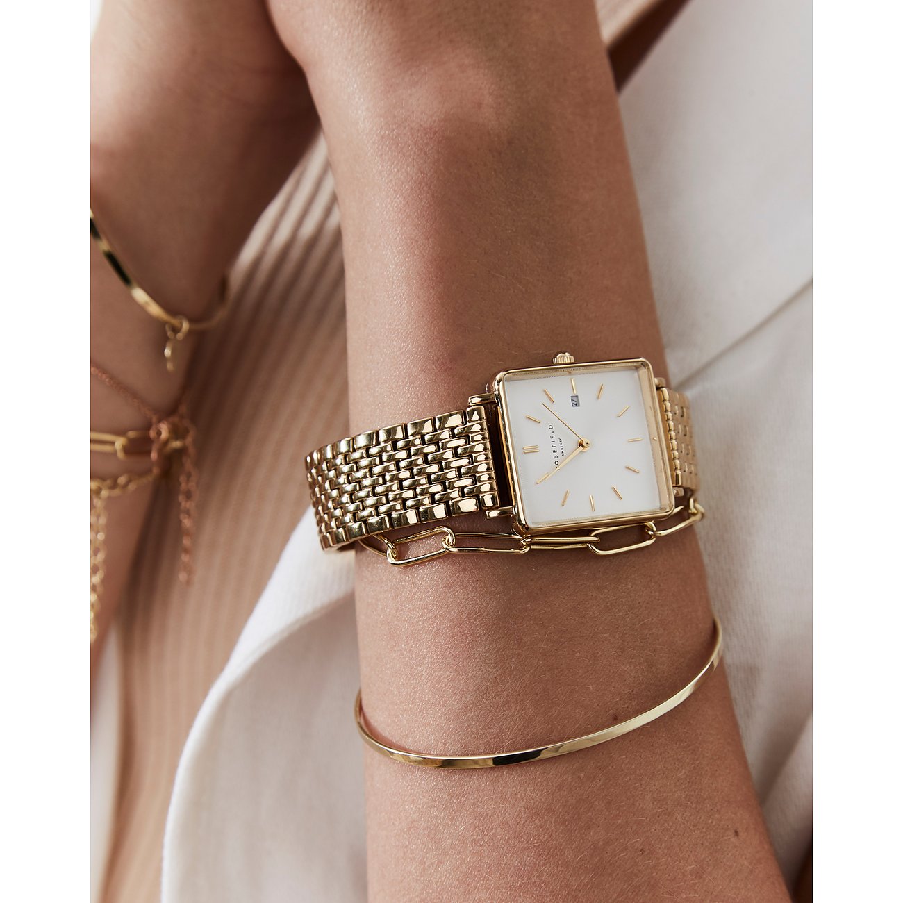 Rosefield Uhr The Boxy QWSG-Q09 bei CHRIST kaufen