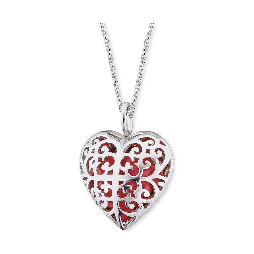 

Engelsrufer Kette ERN-05-HEART-S 925er Silber rhodiniert, Messing