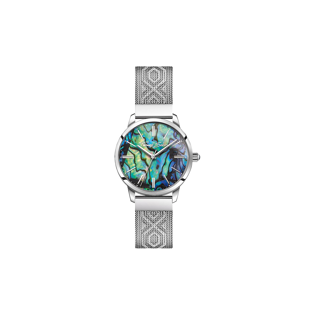 Thomas Sabo Damenuhr Sterling Silver WA0344-201-218-33 mm
