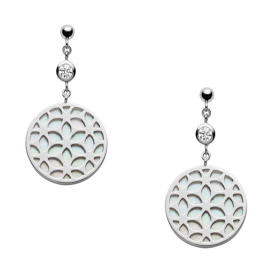 

Fossil Boucles d'oreilles à fermoir à poussette JFS00461040 925 Argent