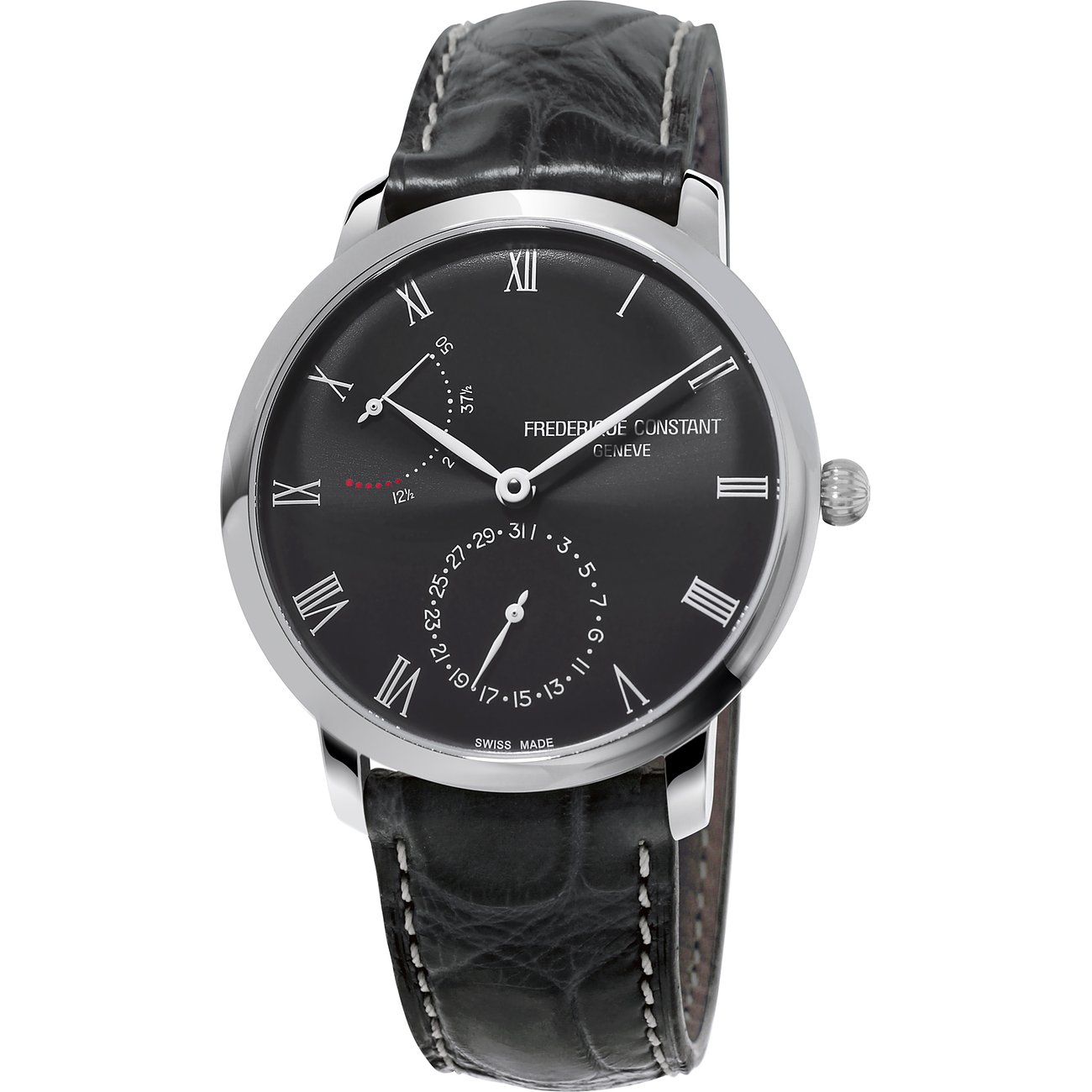 Frederique Constant Herrenuhr Slimline Power Reverse Manufacture FC-723GR3S6