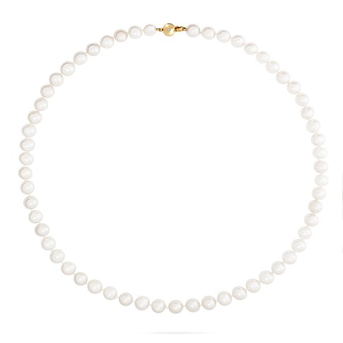 YAMOKO Perlenkette aus 585 Gelbgold mit Perlen.