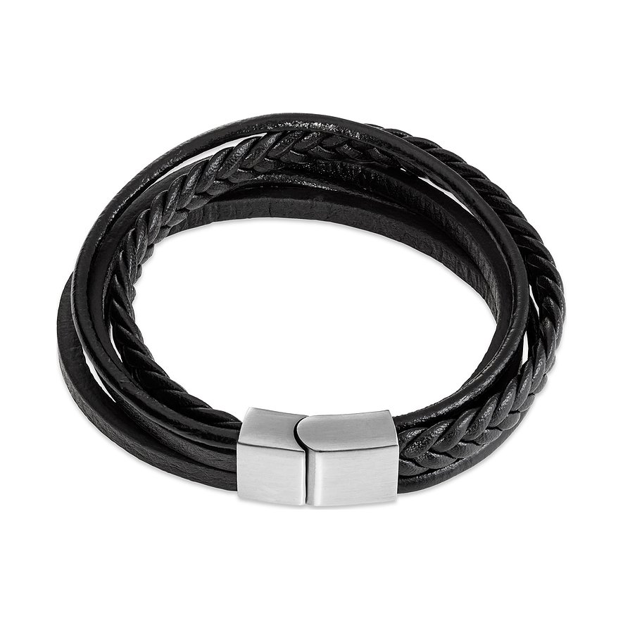 

FAVS Armband 87788181 Edelstahl, Leder