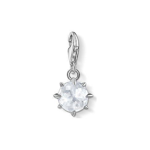 Thomas Sabo vedhængssmykke i 925 sterlingsølv med facetteret bjergkrystal.