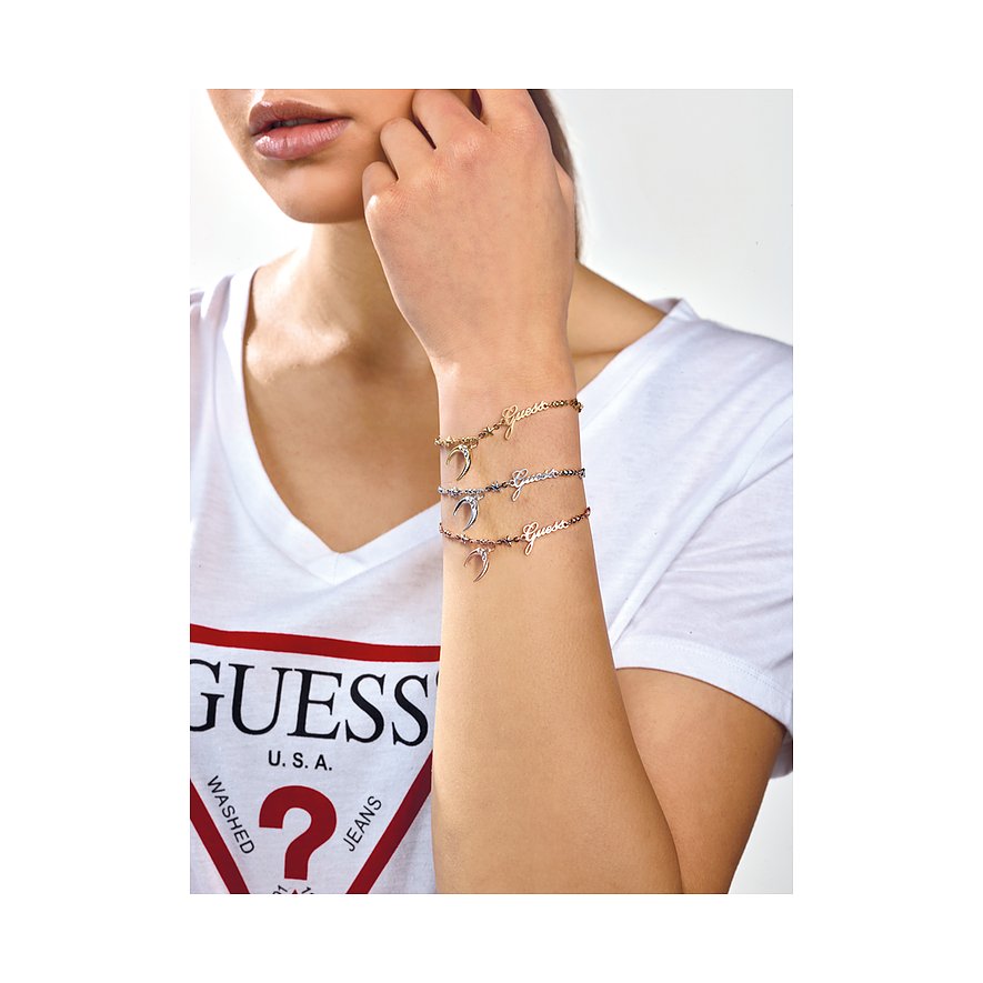 Guess Armband Small Chain Moon UBB29010-S
