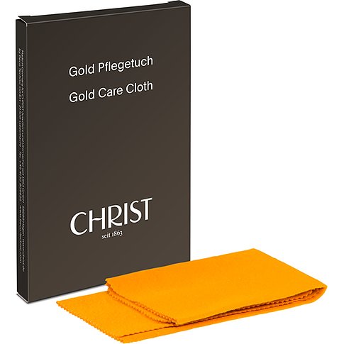 CHRIST Gold verzorgingsdoek, zachte doek in oranje.