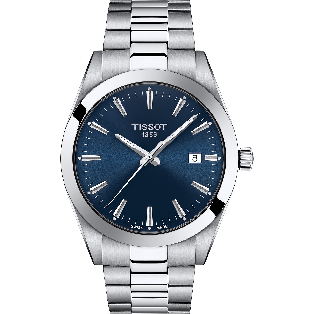 Tissot Herrenuhr Gentleman T1274101104100