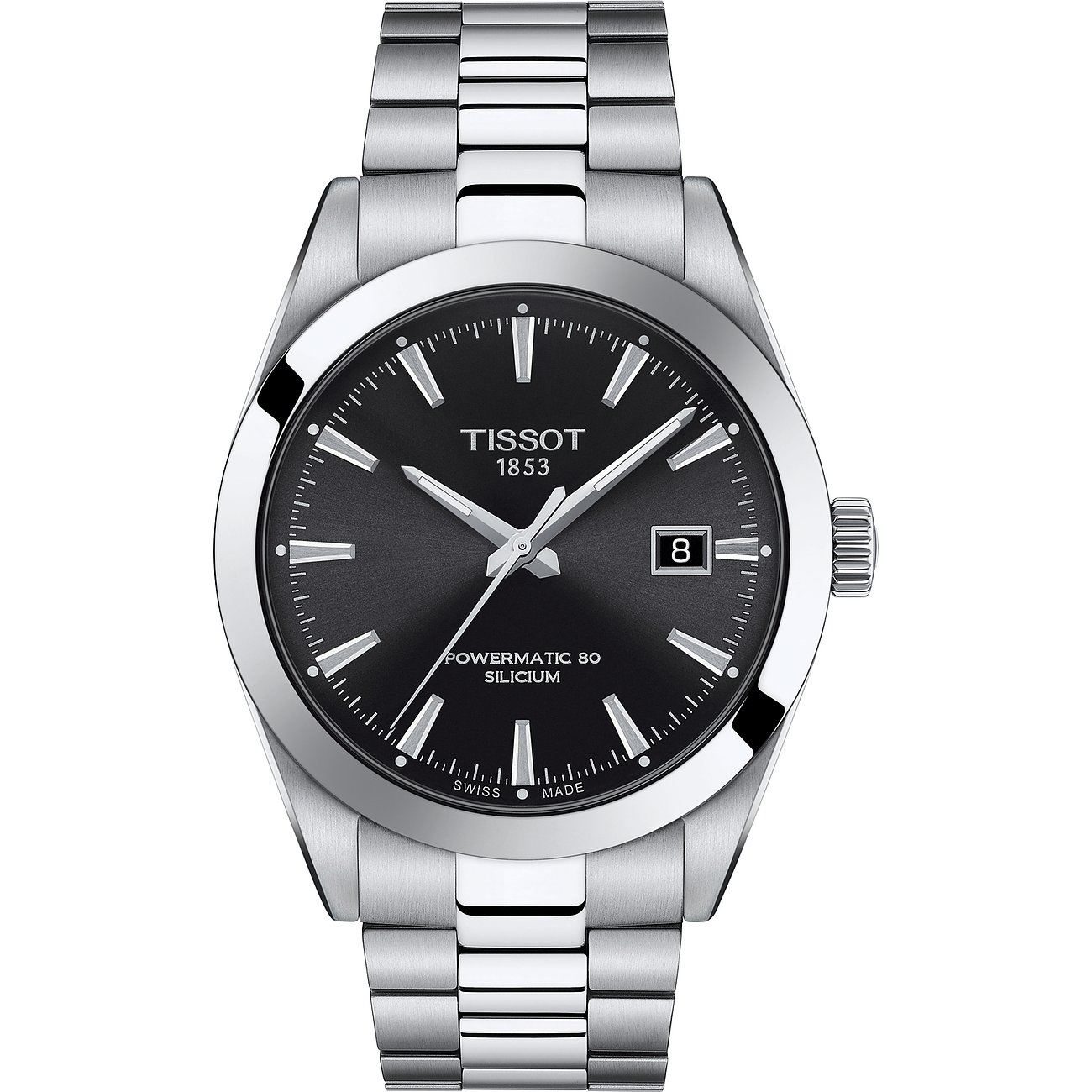 Tissot Herrenuhr Gentleman Powermatic 80 Silicium T1274071105100
