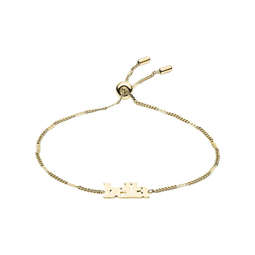 Fossil Armband, Damen, Edelstahl, gold