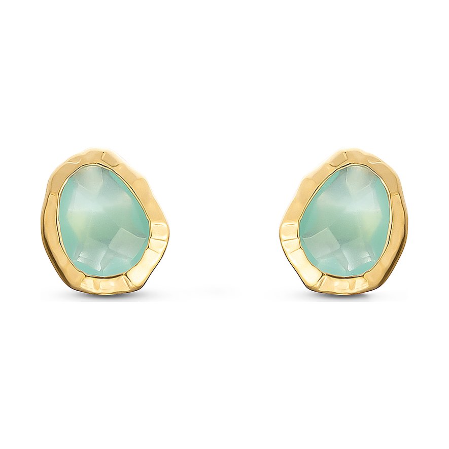 

QOOQI Boucles d'oreilles à fermoir à poussette 87917061 925 Argent