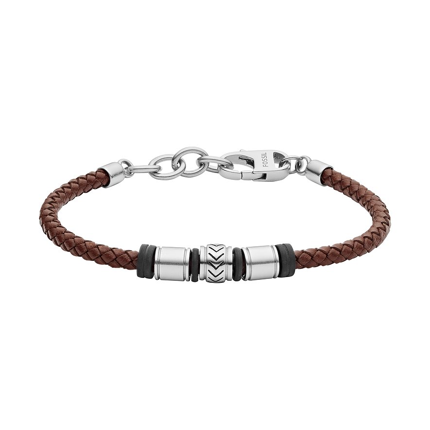 

Fossil Bracelet JF03386040 Cuir, Acier inoxydable