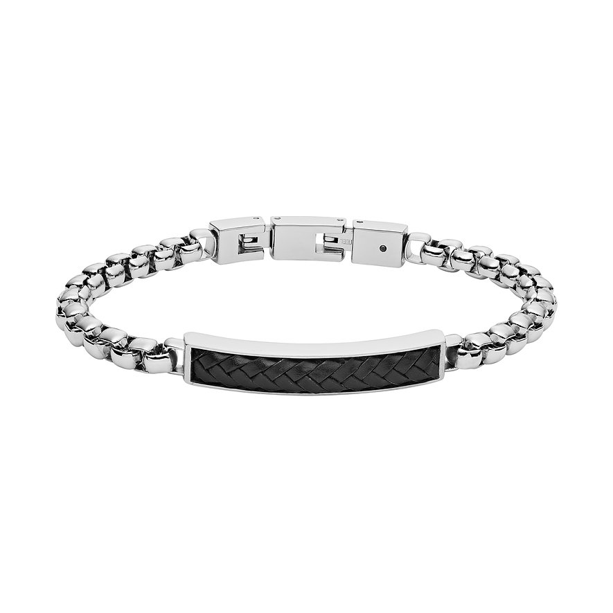 

Fossil Armband JF03393040 Edelstahl, Leder