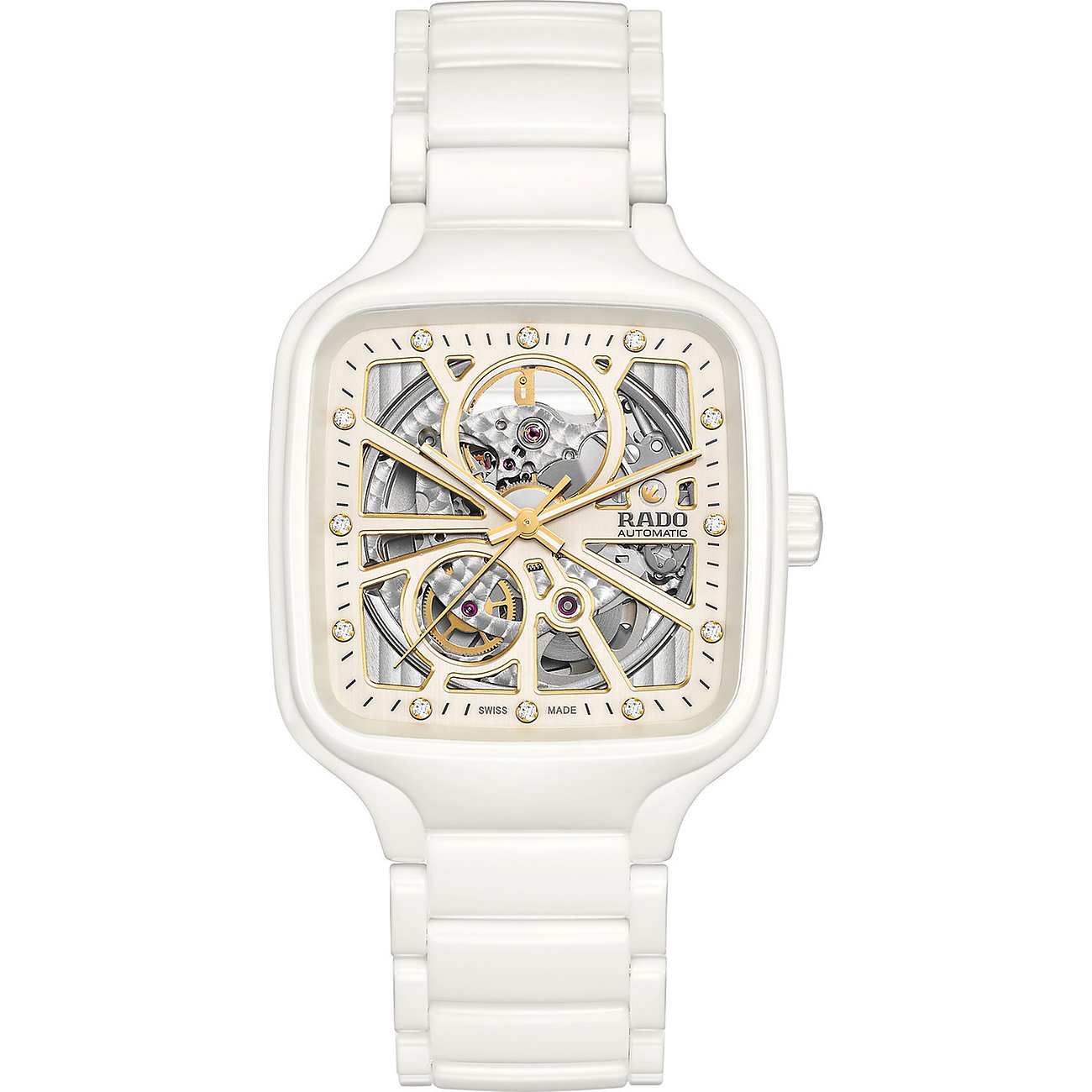 Rado Damenuhr True Square Open Heart R27073702