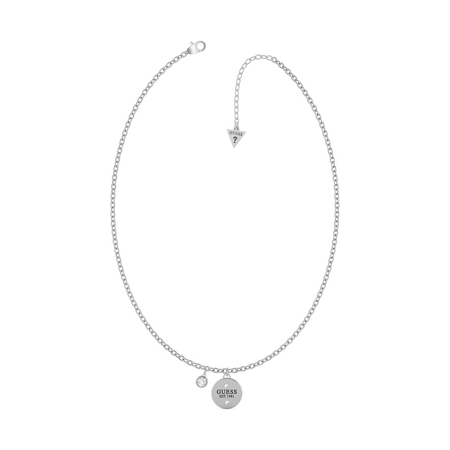 Guess Kette Sngl Logo Charm Crystal