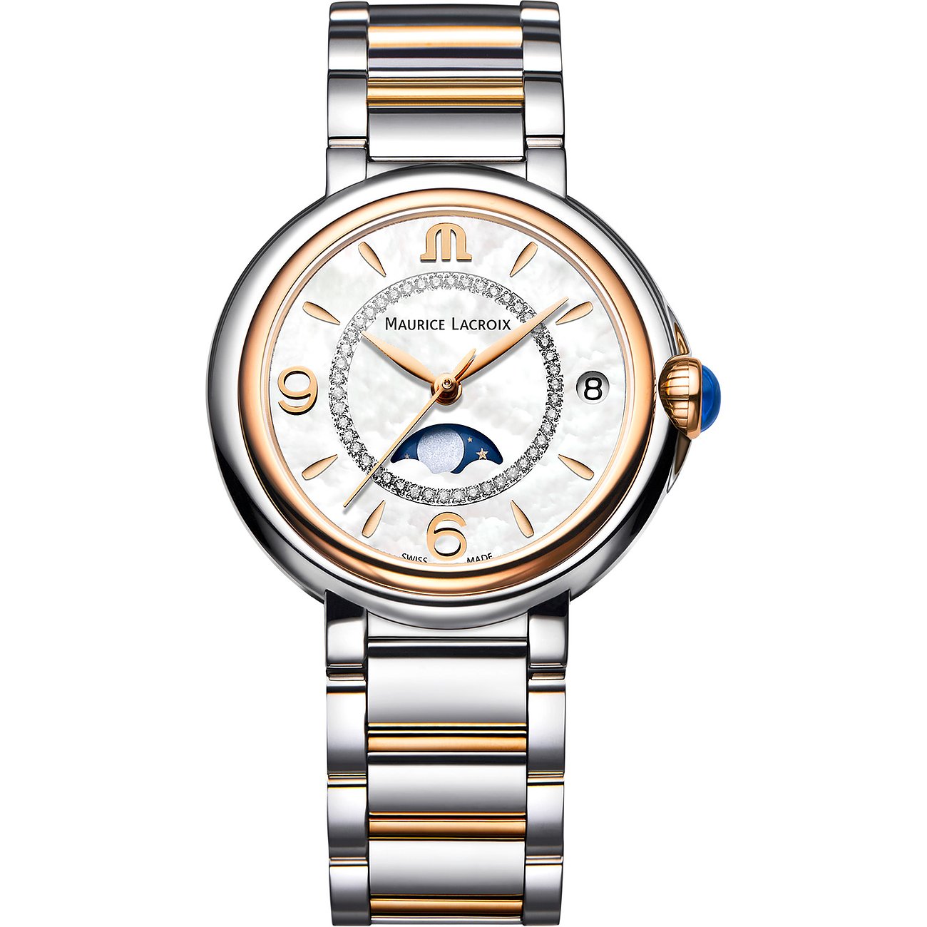 Maurice Lacroix Damenuhr Fiaba Date Moonphase FA1084-PVP13-150-1