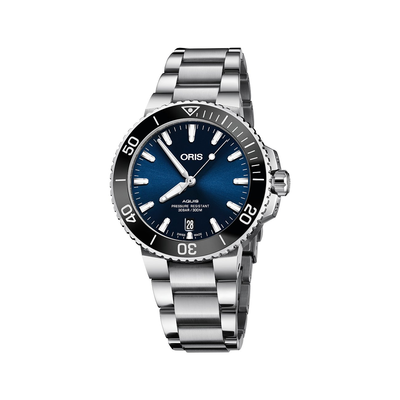 Oris Damenuhr Aquis Date 01 733 7732 4135-07 8 21 05PEB