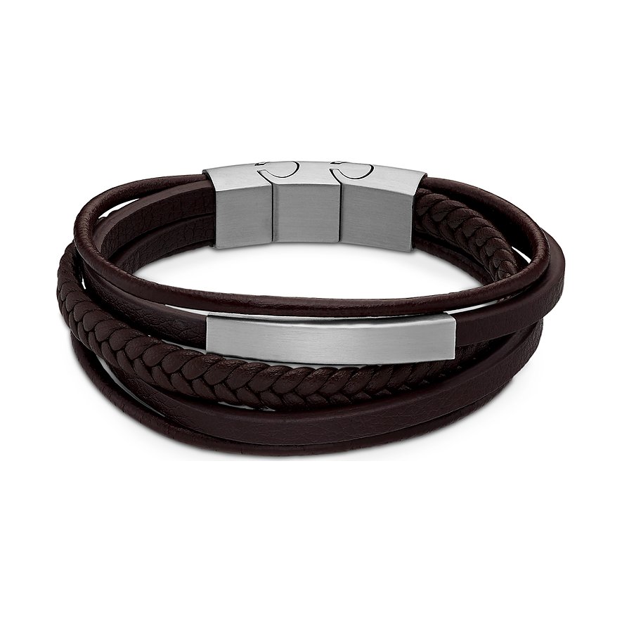 

FAVS Bracelet 88003853 Cuir, Acier inoxydable