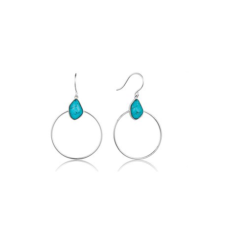 Ania Haie Damenring Turquoise Front Hoop E014-02H