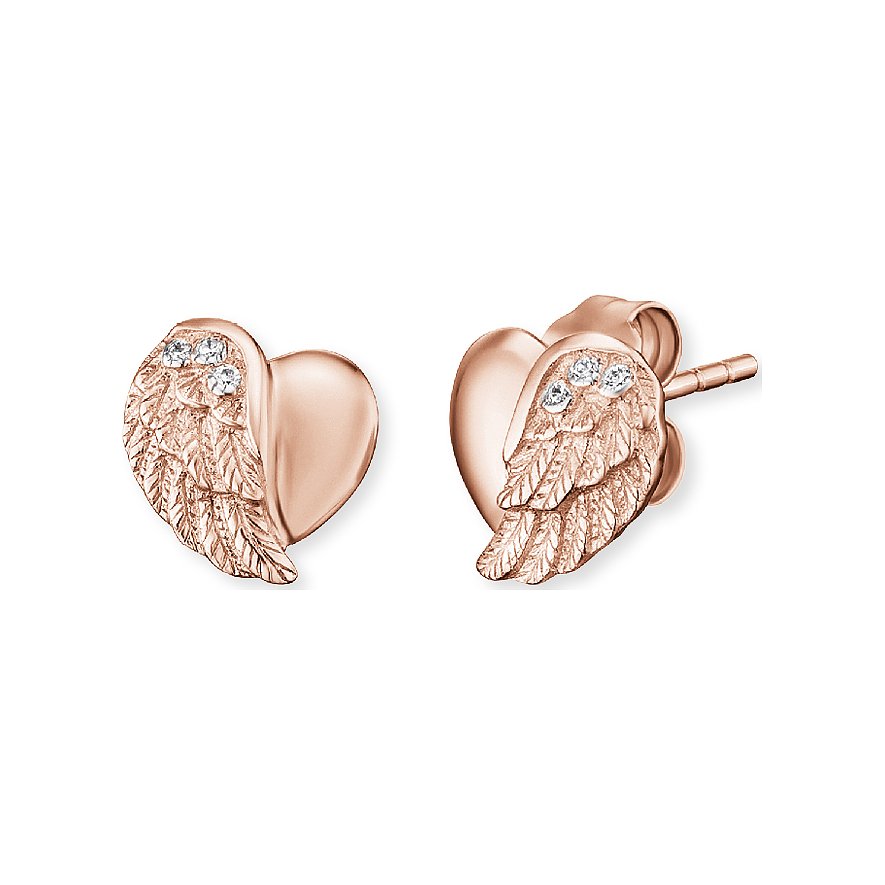 

Engelsrufer Boucles d'oreilles à fermoir à poussette ERE-LILHEARTWING-STR 925 Argent