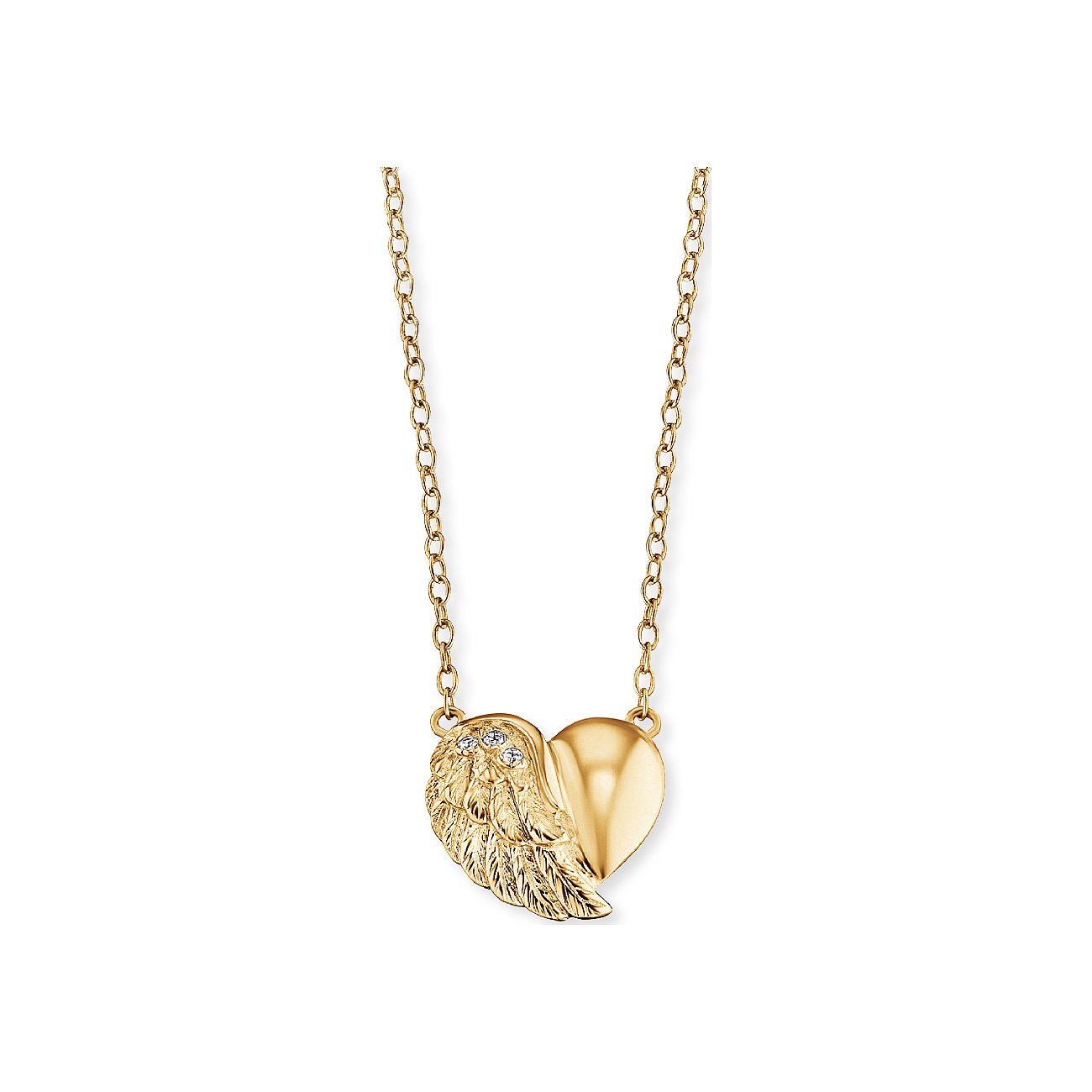 Engelsrufer Kette ERN-LILHEARTWING-G