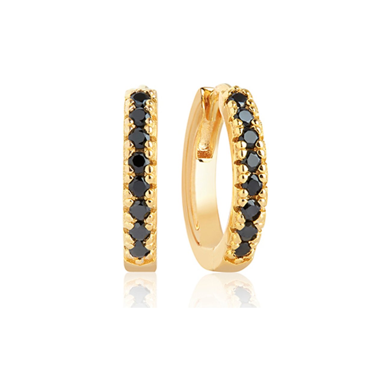 Sif Jakobs Jewellery Creolen SJ-E2859-BK-YG