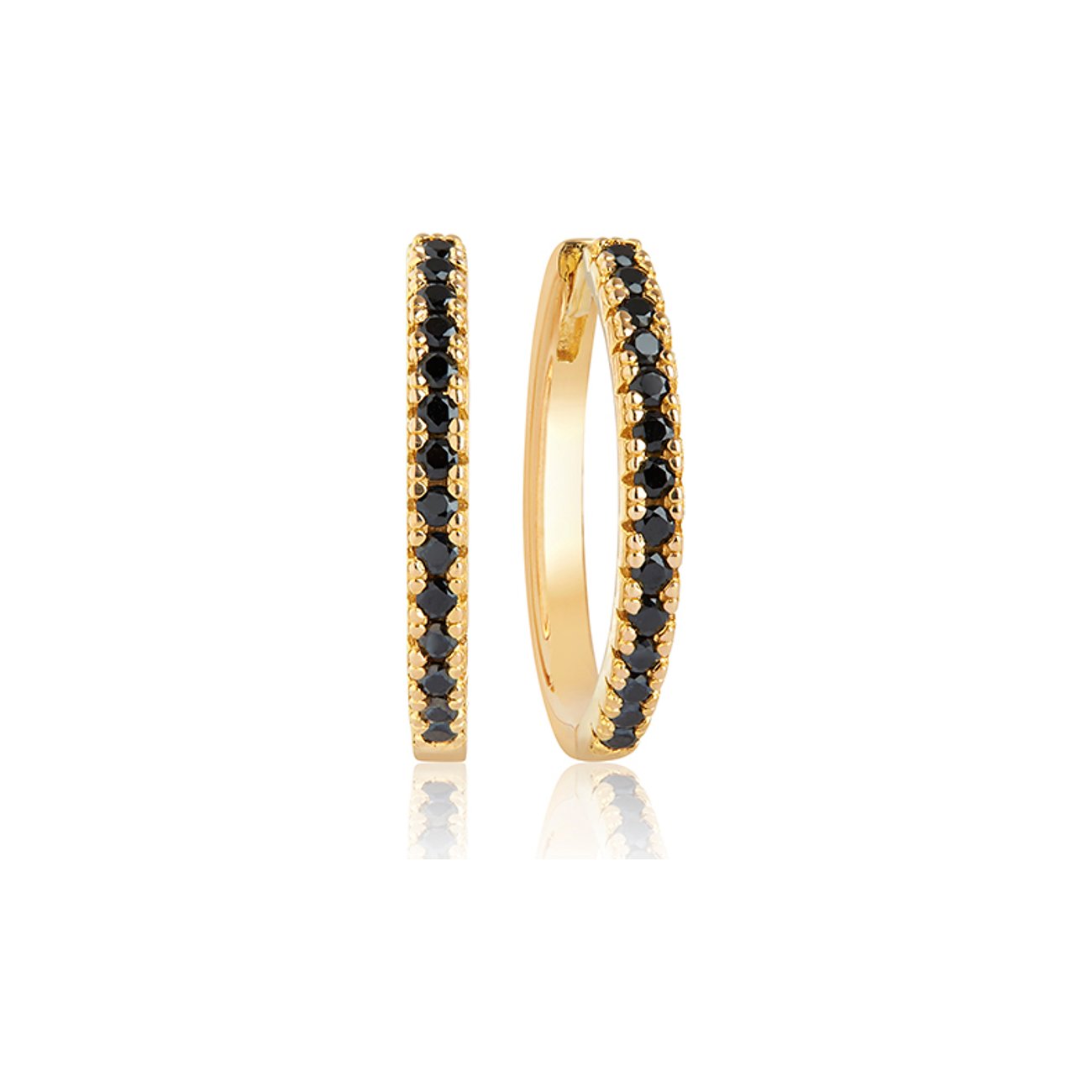 Sif Jakobs Jewellery Creolen SJ-E2869-BK-YG