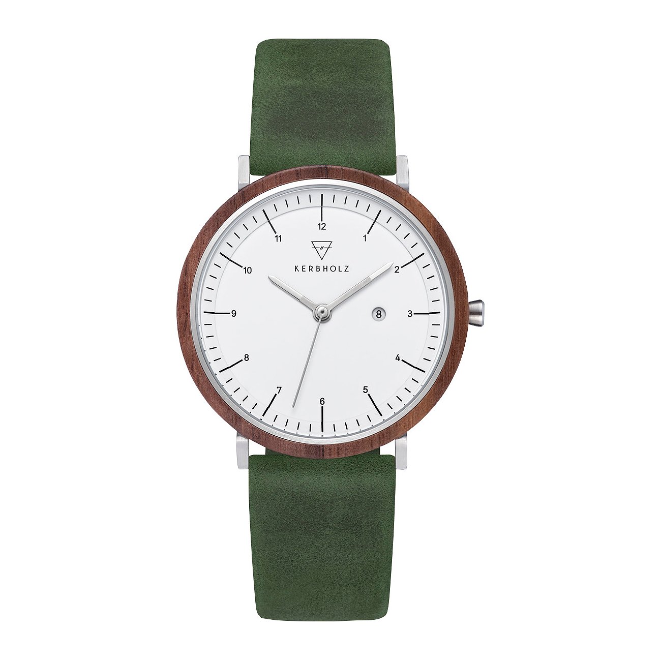 Kerbholz Damenuhr Amelie Olive WATWAME4355