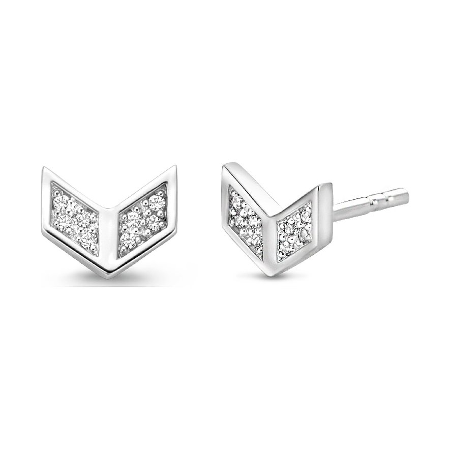 

Ti Sento - Milano Boucles d'oreilles à fermoir à poussette 7821ZI 925 Argent