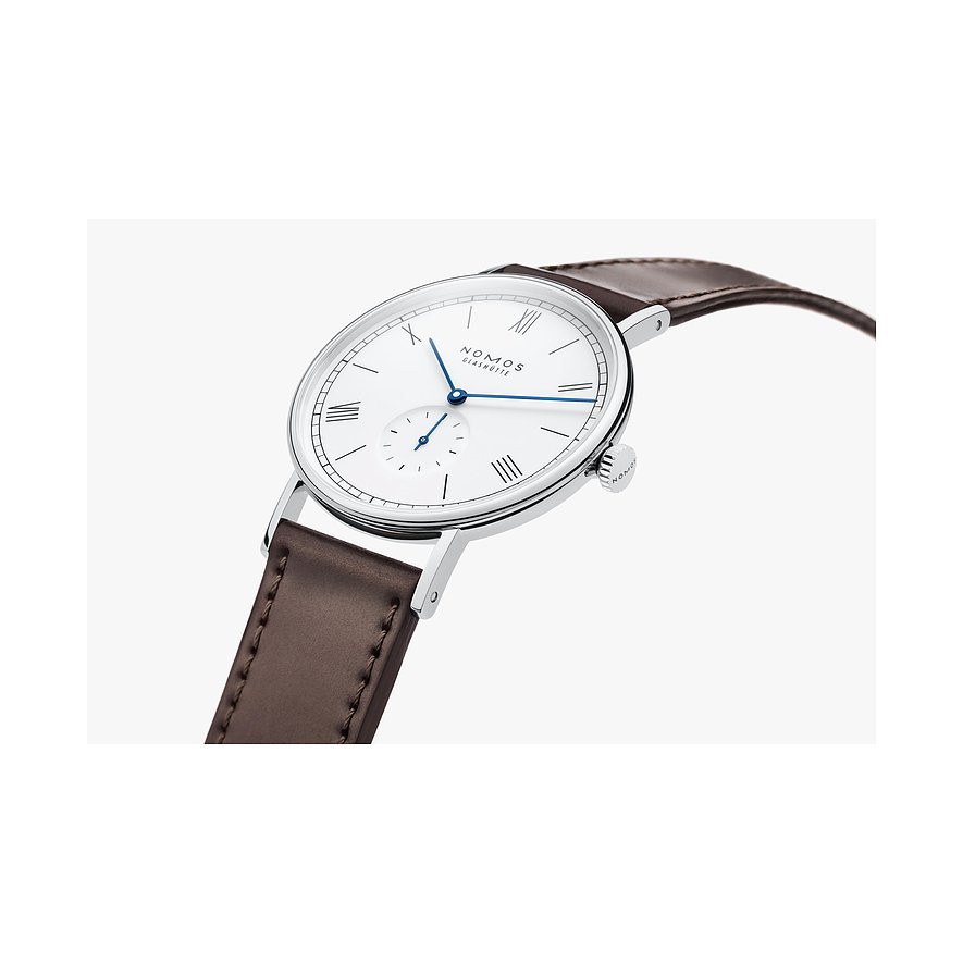 Nomos Glashütte Herrenuhr Ludwig 38 emailleweiss 237