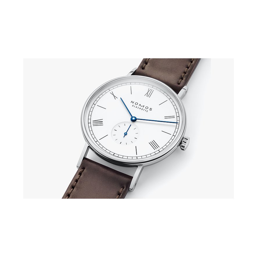 Nomos Glashütte Herrenuhr Ludwig 38 emailleweiss 237