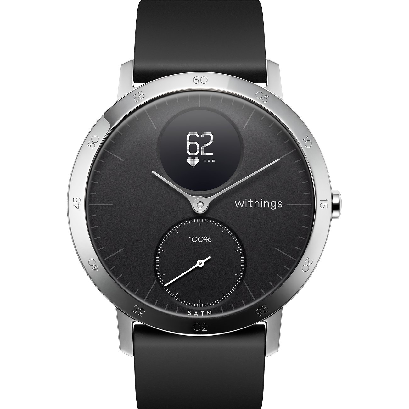 Withings Montre intelligente HWA03b 40 black W2 au meilleur prix sur VALMANO