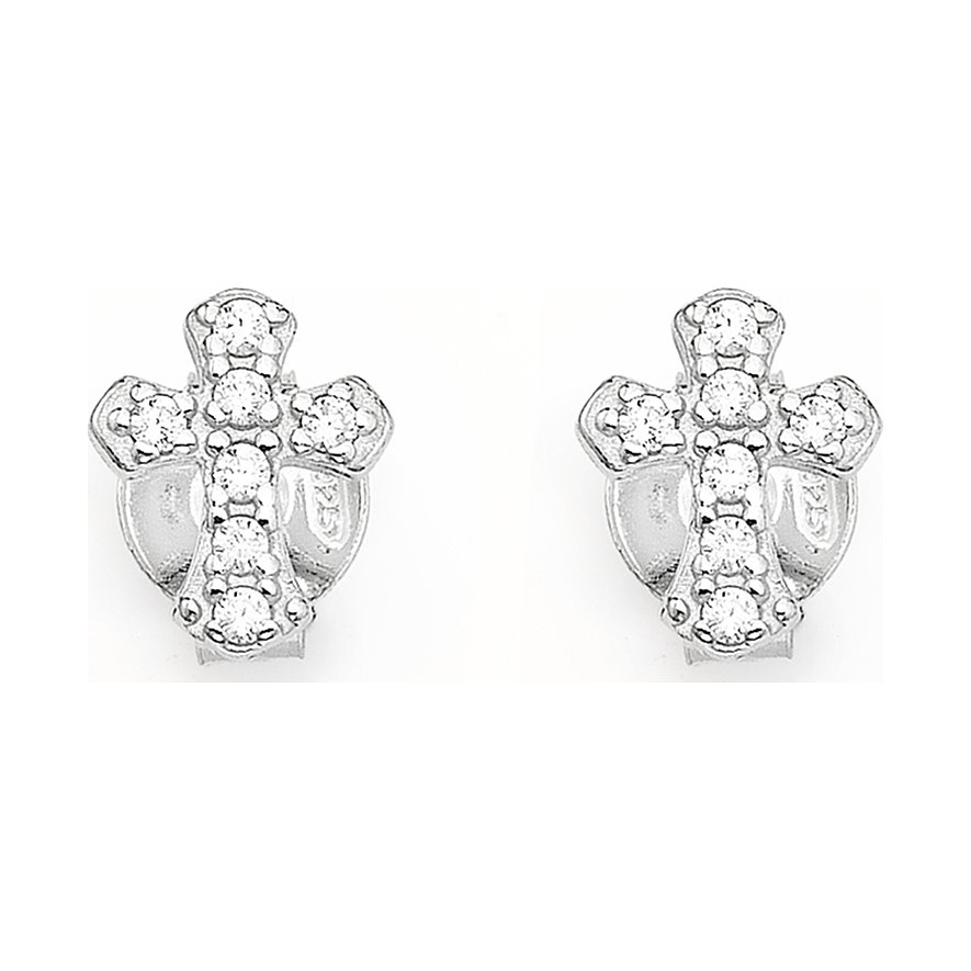 

Amen Boucles d'oreilles à fermoir à poussette Pray & Love ORCZB1 925 Argent