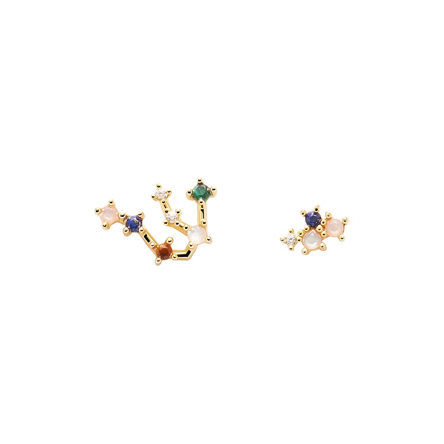 PdPaola Boucles d'oreilles à fermoir à poussette Zodiac AR01-402-U