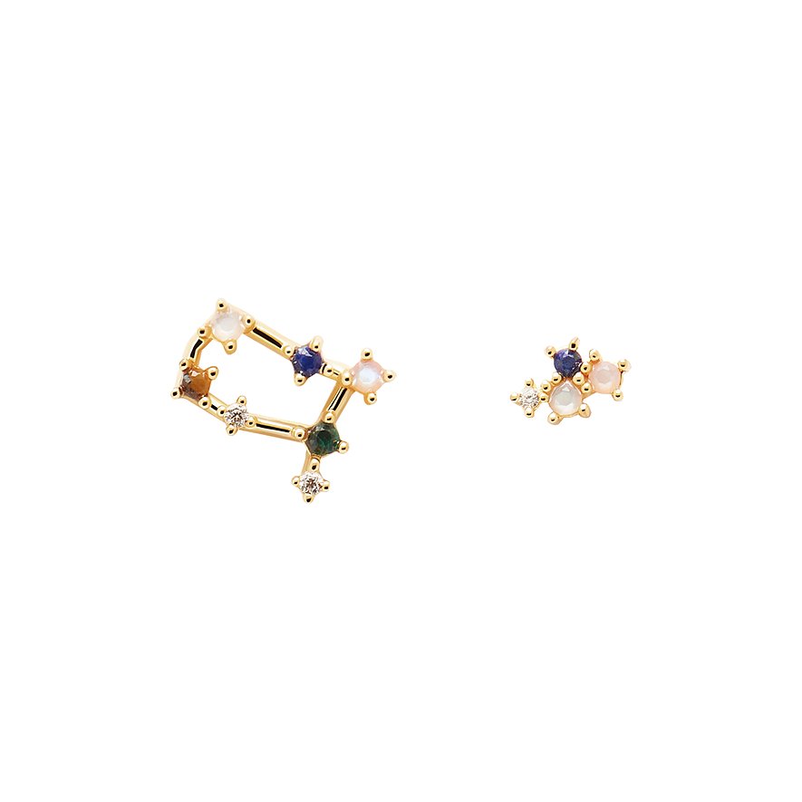 PdPaola Boucles d'oreilles à fermoir à poussette Zodiac AR01-406-U
