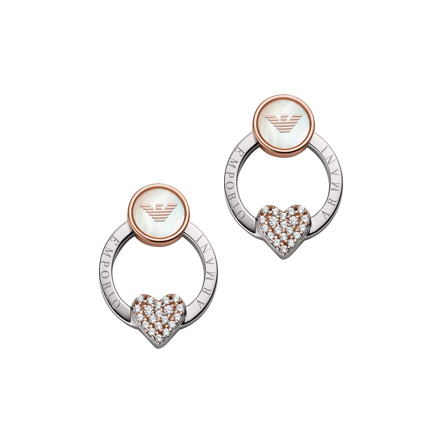 Emporio Armani Boucles d'oreilles à fermoir à poussette EG3471040