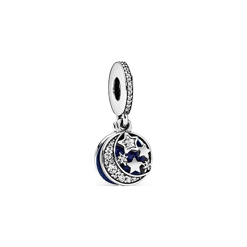 Pandora Charm Moments Moon & Blue Sky 791993CZ