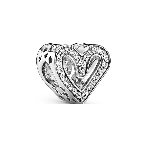 Pandora Anhänger aus 925er Silber mit Zirkonia.