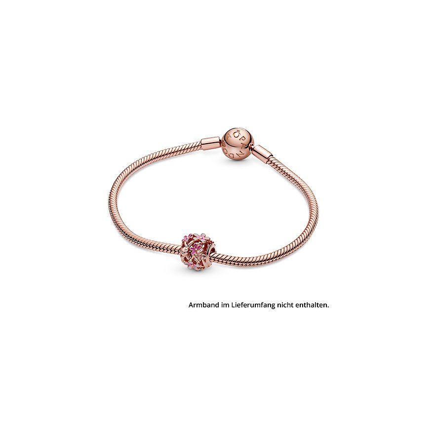 Pandora Charm Moments Offen gearbeitetes rosafarbenes Gänseblümchen 788772C01