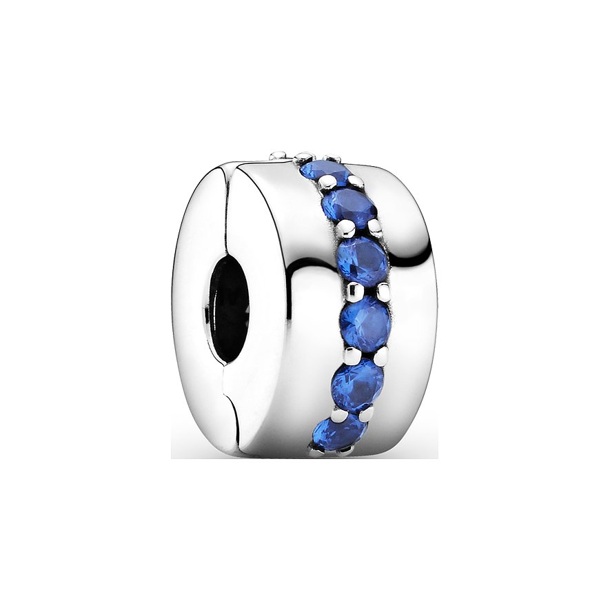 Pandora Charm Moments Blaues Funkelndes Clip 791972C01