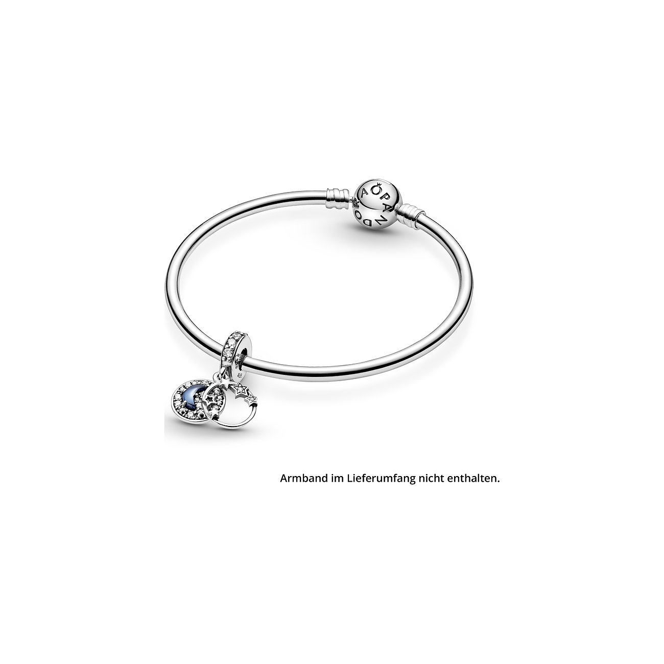 Pandora Charm Moments Blauer Nachthimmel Halbmond & Sterne 799216C01 ...